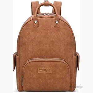 Top-Handle Backpack Purse, Adjustable Strap, 7 Pockets, Faux Leather